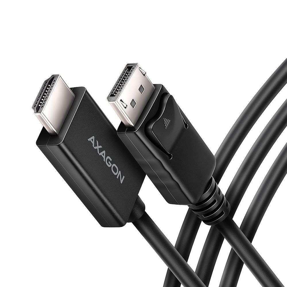 AXAGON RVD-HI20C2 DisplayPort > HDMI 2.0 Cable 1,8m 4K/60Hz Black AXAGON RVD-HI20C2 DisplayPort > HDMI 2.0 Cable 1,8m 4K/60Hz Black