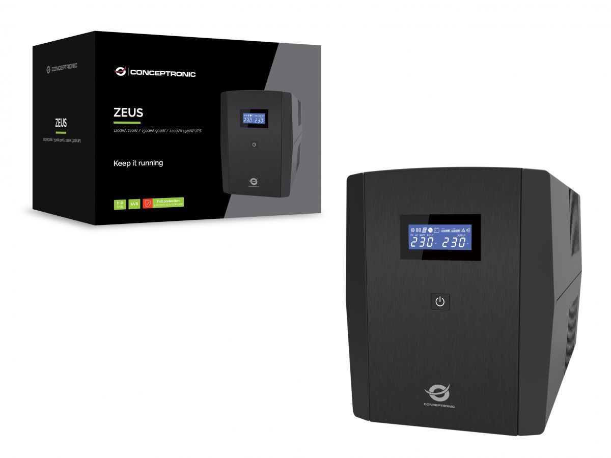 Conceptronic ZEUS08E 1500VA 900W UPS Conceptronic ZEUS08E 1500VA 900W UPS