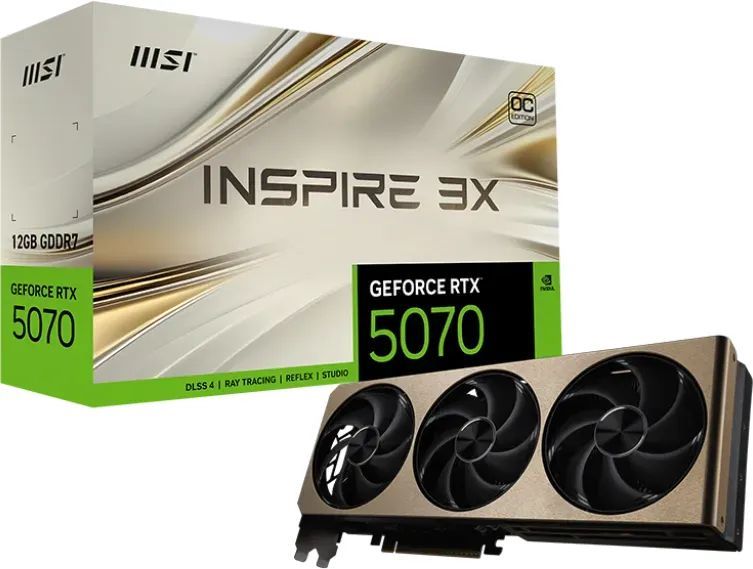 Msi RTX5070 12G INSPIRE 3X OC Msi RTX5070 12G INSPIRE 3X OC