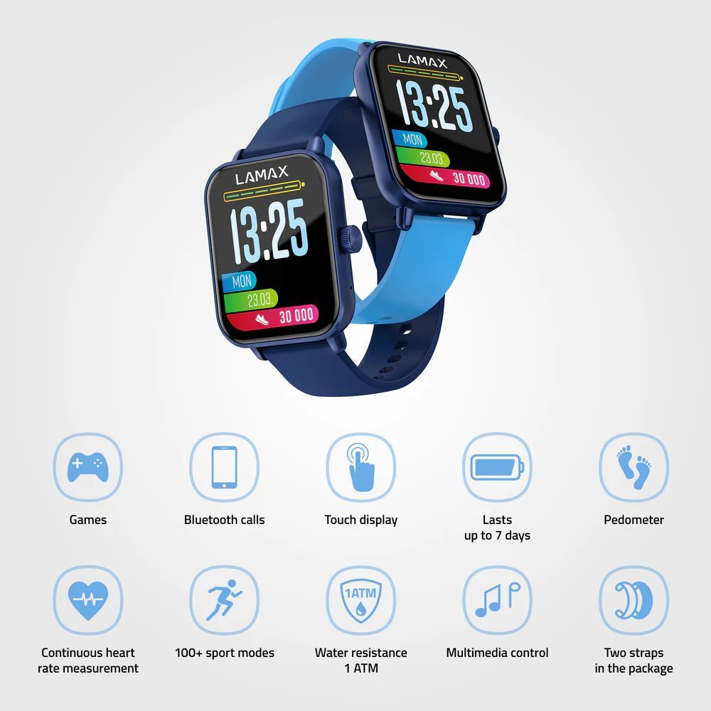 Lamax BCool2 Play SmartWatch Blue Lamax BCool2 Play SmartWatch Blue