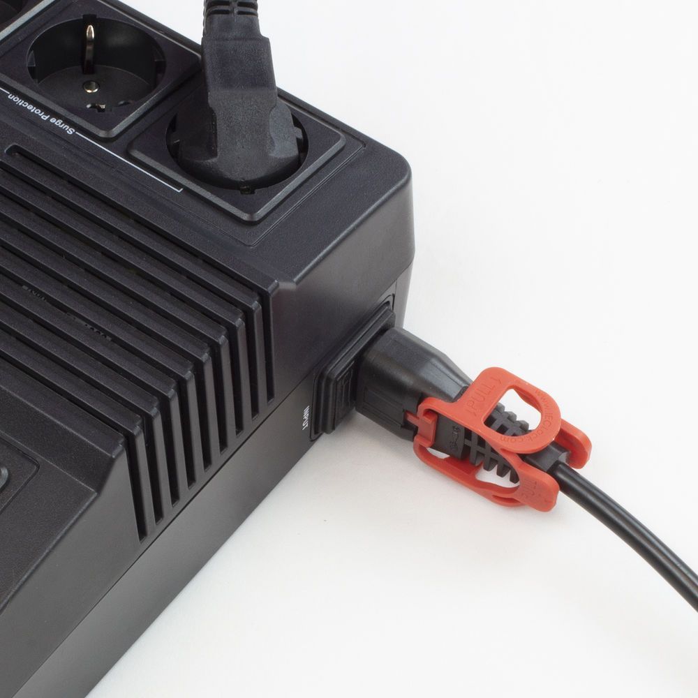 ACT Powercord C13 IEC Lock+ - C14 2m Black