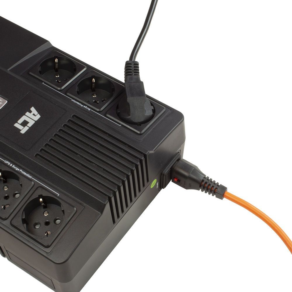 ACT Powercord C13 IEC Lock open end 3m Orange ACT Powercord C13 IEC Lock open end 3m Orange