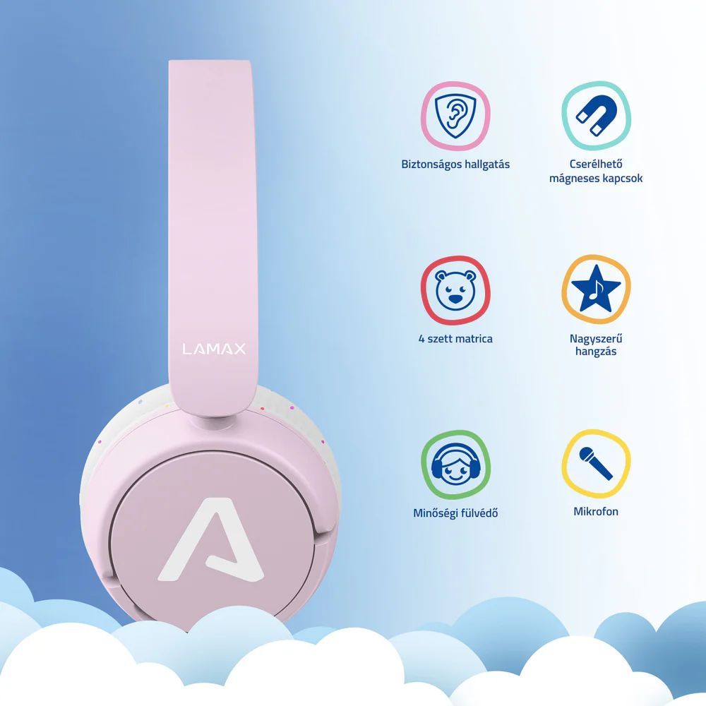 Lamax SoundKid1 Headset Pink