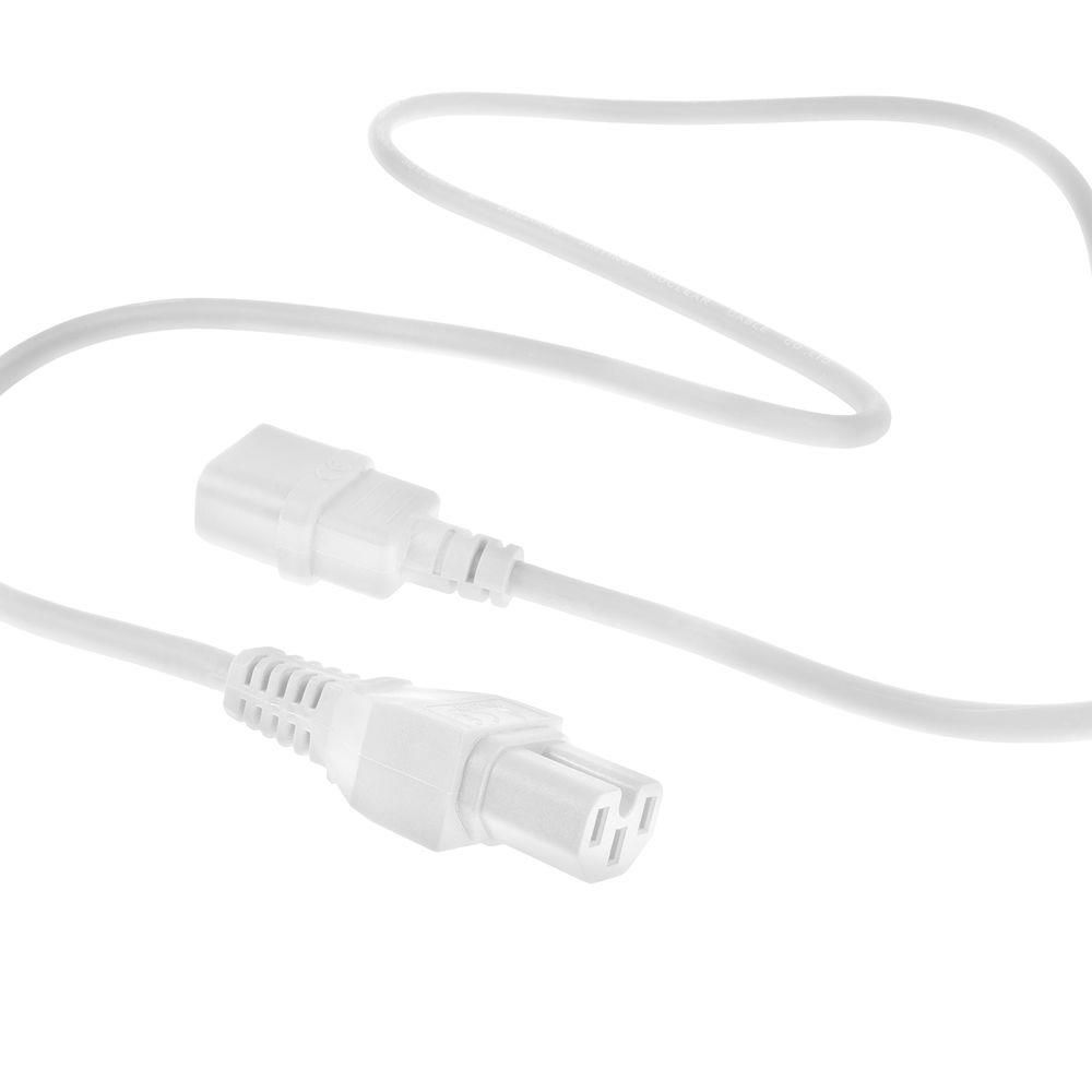 ACT Powercord C14 - C15 2m White ACT Powercord C14 - C15 2m White