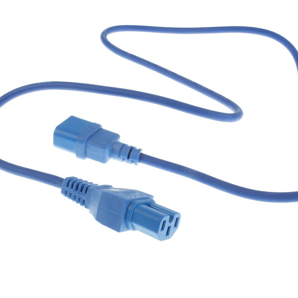 ACT Powercord C14 - C15 1,2m Blue ACT Powercord C14 - C15 1,2m Blue