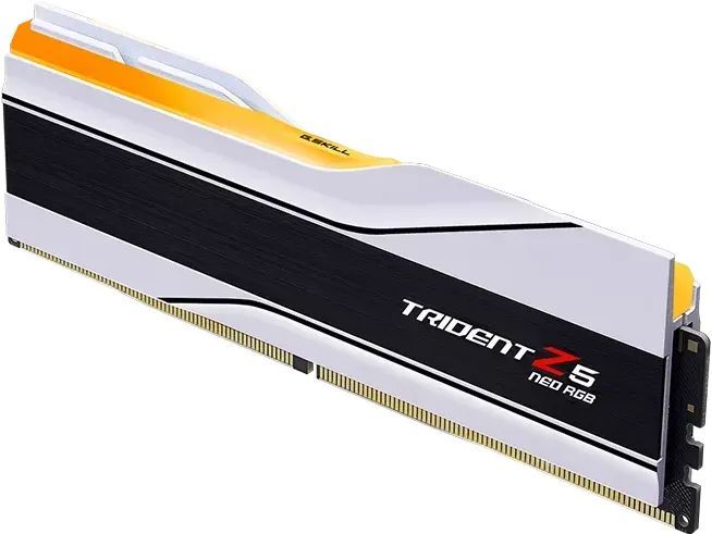 G.SKILL 32GB DDR5 6000MHz Kit(2x16GB) Trident Z5 Neo RGB White G.SKILL 32GB DDR5 6000MHz Kit(2x16GB) Trident Z5 Neo RGB White