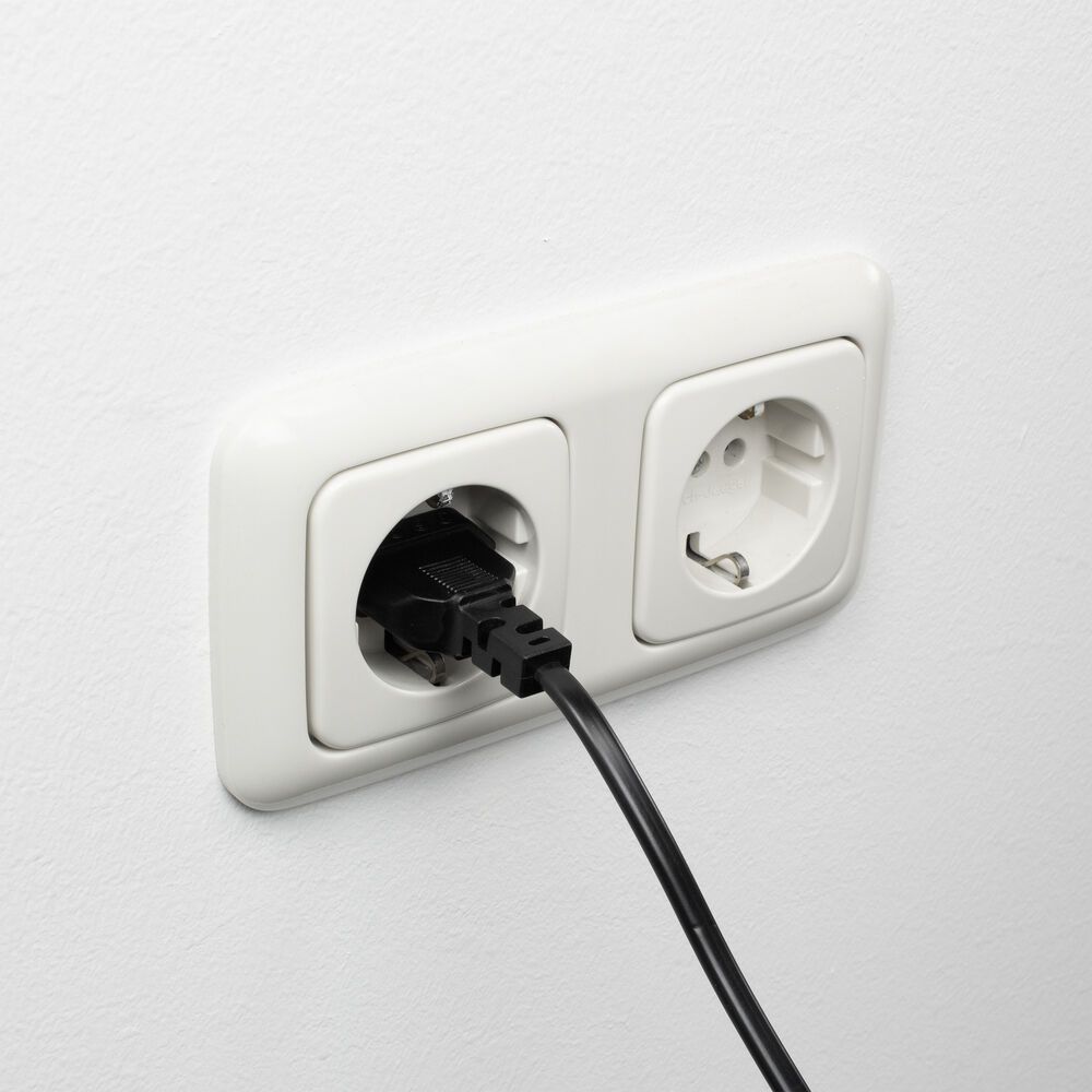 ACT Powercord Euro male - C7 female 1,5m Black