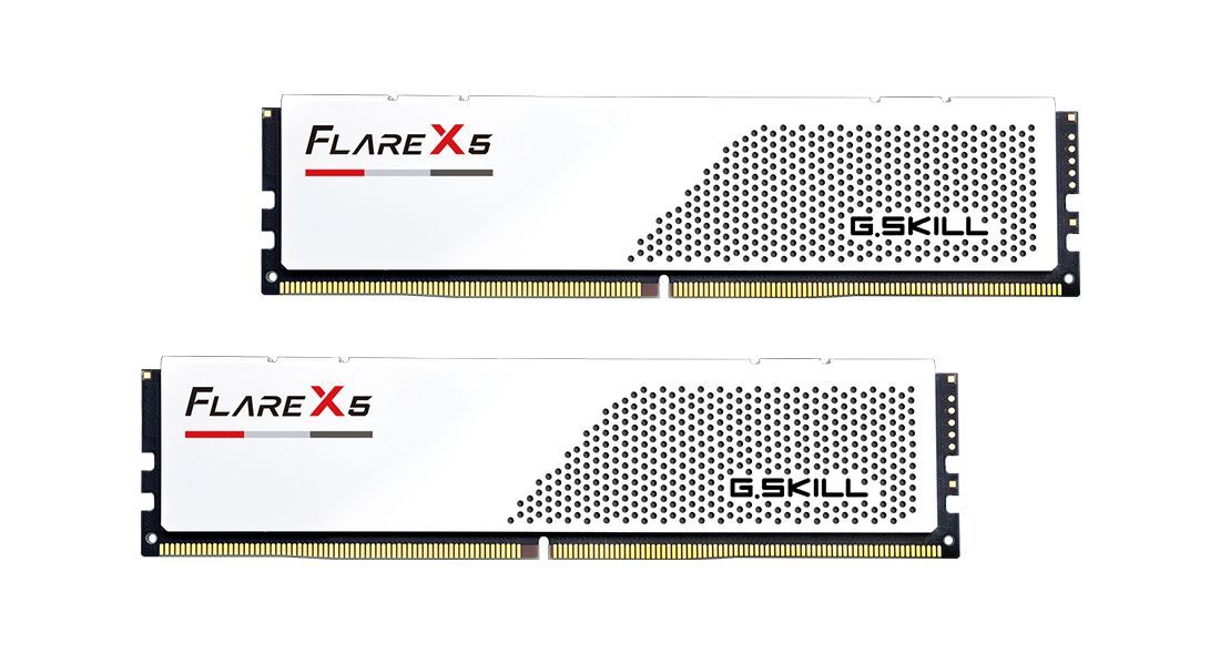 G.SKILL 64GB DDR5 6000MHz Kit(2x32GB) Flare X5 White G.SKILL 64GB DDR5 6000MHz Kit(2x32GB) Flare X5 White