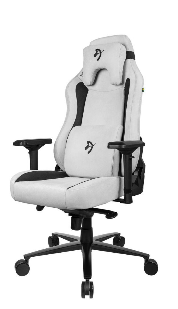 Arozzi Vernazza Supersoft Fabric Gaming Chair Light Grey Arozzi Vernazza Supersoft Fabric Gaming Chair Light Grey