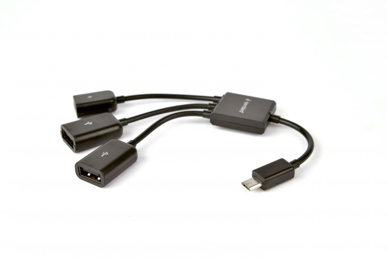 Gembird UHB-OTG-02 OTG 3-portos USB2.0 HUB Black Gembird UHB-OTG-02 OTG 3-portos USB2.0 HUB Black