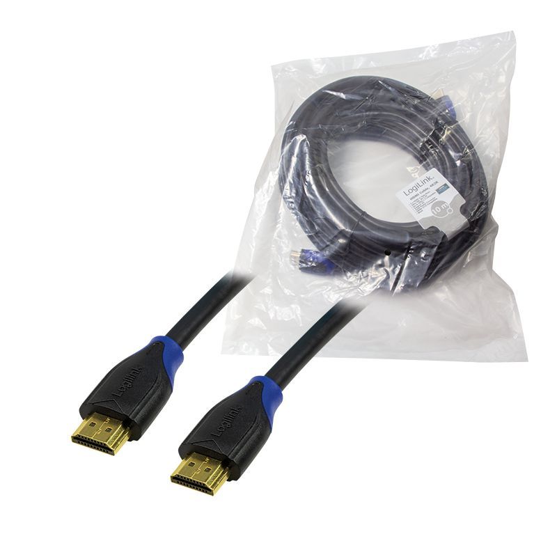 Logilink CH0066 HDMI High Speed with Ethernet 4K2K/60Hz cable 10m Black Logilink CH0066 HDMI High Speed with Ethernet 4K2K/60Hz cable 10m Black