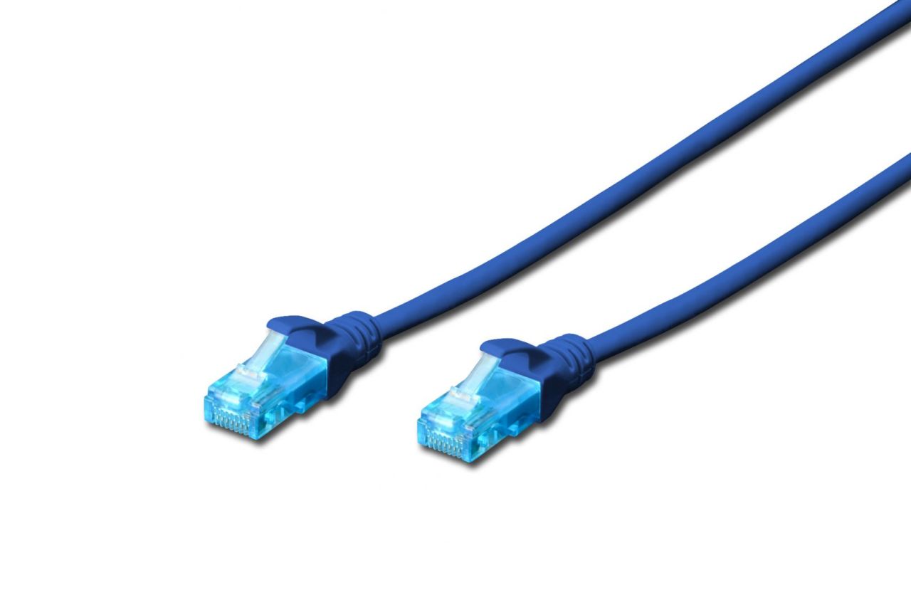Digitus CAT5e U-UTP Patch Cable 1m Blue Digitus CAT5e U-UTP Patch Cable 1m Blue
