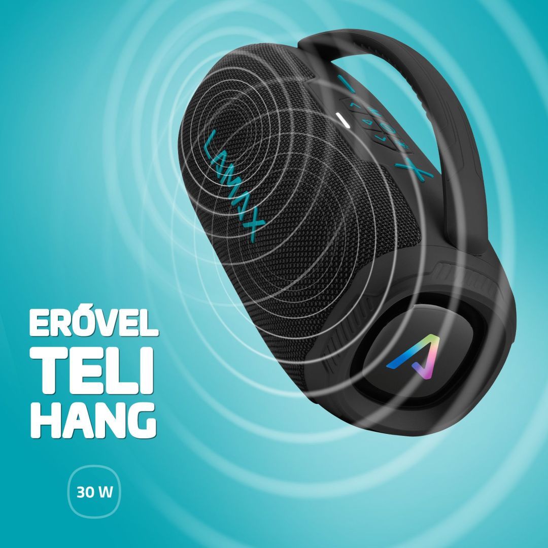 Lamax PartyGo1 Mini Bluetooth Party Speaker Black Lamax PartyGo1 Mini Bluetooth Party Speaker Black