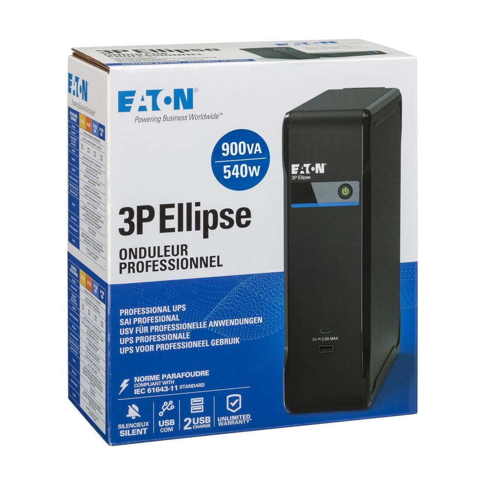 EATON 3P Ellipse 900VA UPS EATON 3P Ellipse 900VA UPS
