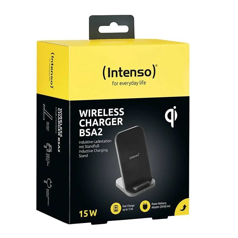 Intenso BSA2 Wireless Charger Black Intenso BSA2 Wireless Charger Black