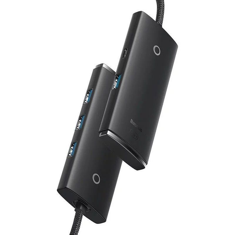 Baseus Lite Series 4in1 USB3.0 Hub Black Baseus Lite Series 4in1 USB3.0 Hub Black