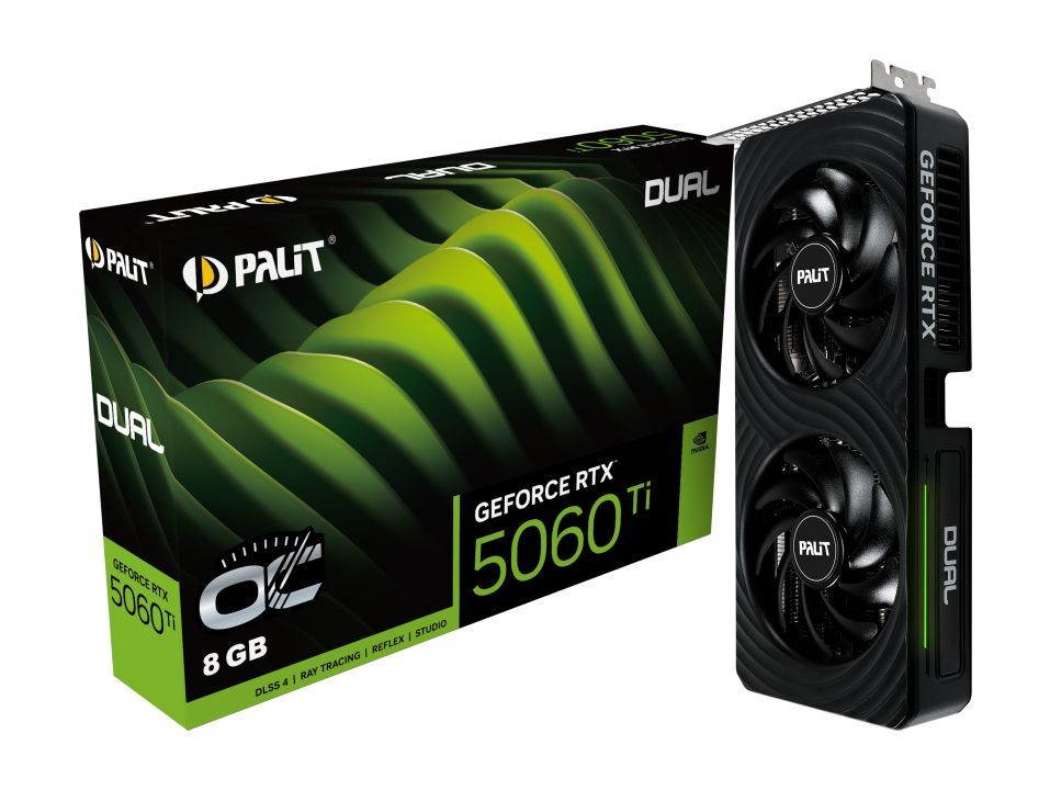 Palit GeForce RTX5060Ti 8GB DDR7 Dual OC