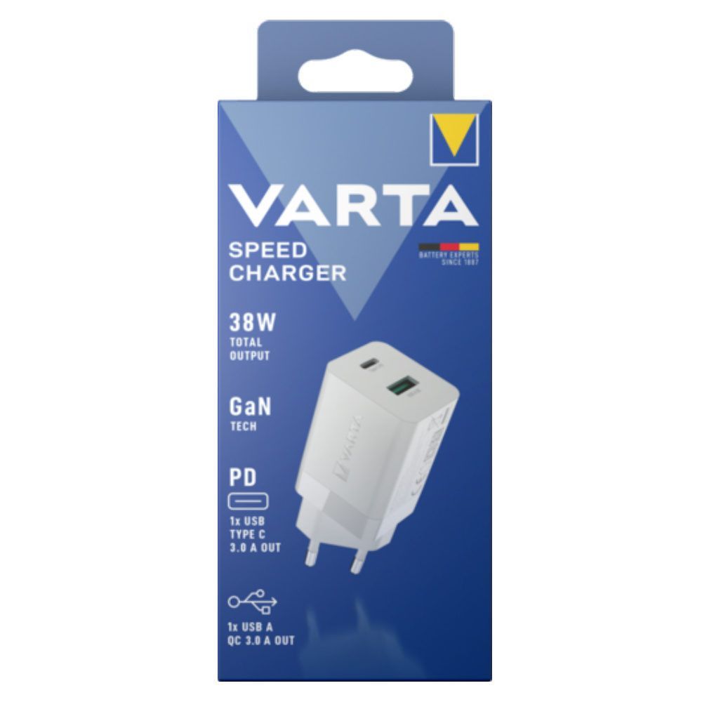 Varta Speed Charger 38W White Varta Speed Charger 38W White