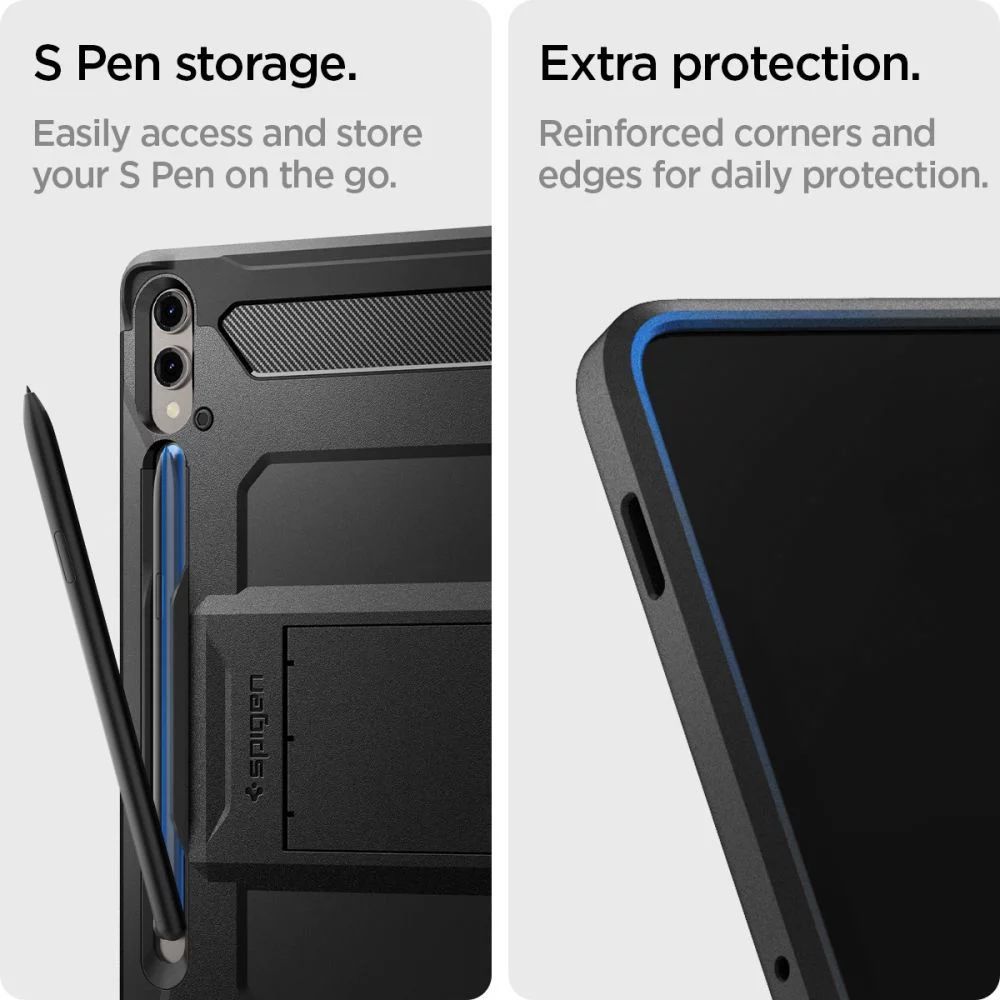 Spigen Tough Armor Pro for Samsung Galaxy Tab S9+ Black Spigen Tough Armor Pro for Samsung Galaxy Tab S9+ Black