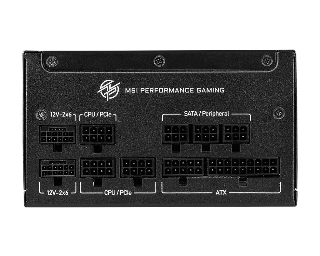 Msi 1000W 80+ Gold MPG A1000GS PCIE5 Msi 1000W 80+ Gold MPG A1000GS PCIE5