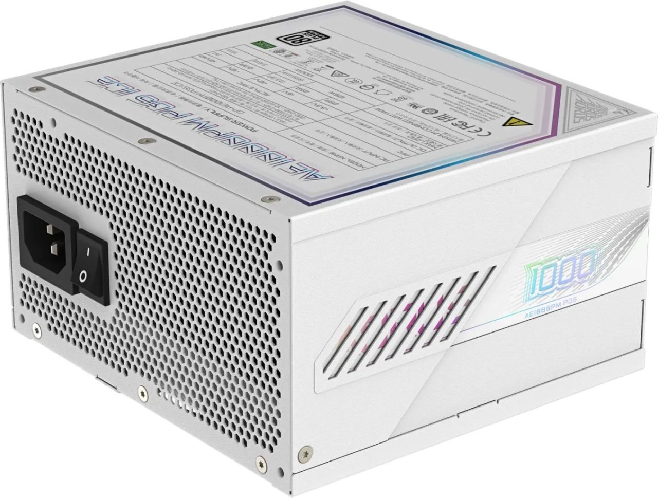 Gigabyte 1000W 80+ Platinum Aorus Elite ICE Gigabyte 1000W 80+ Platinum Aorus Elite ICE