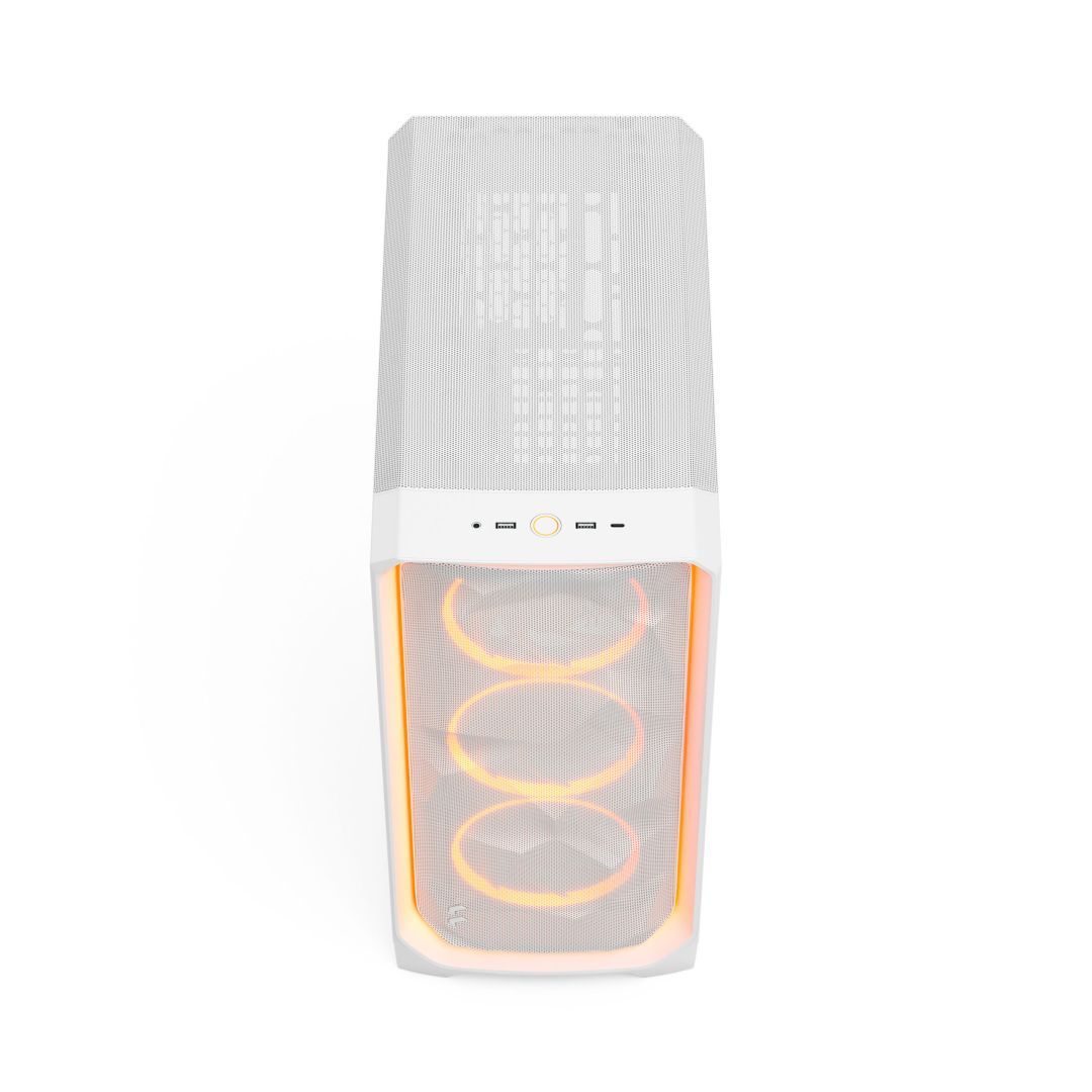 Fractal Design Meshify 3 Ambience Pro RGB Tempered Glass Clear Tint White