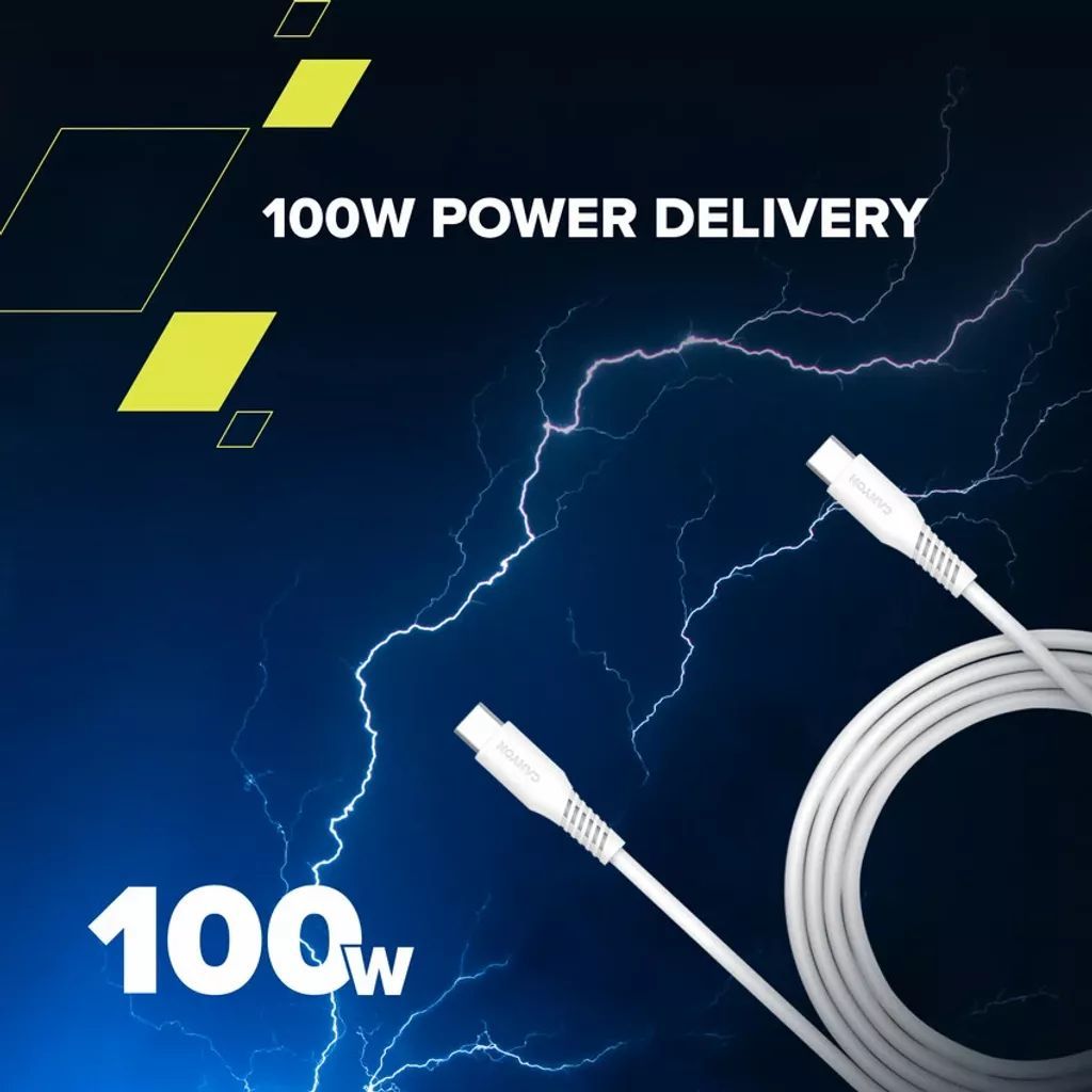 Canyon CC100SC C-C 100W cable 2m White Canyon CC100SC C-C 100W cable 2m White