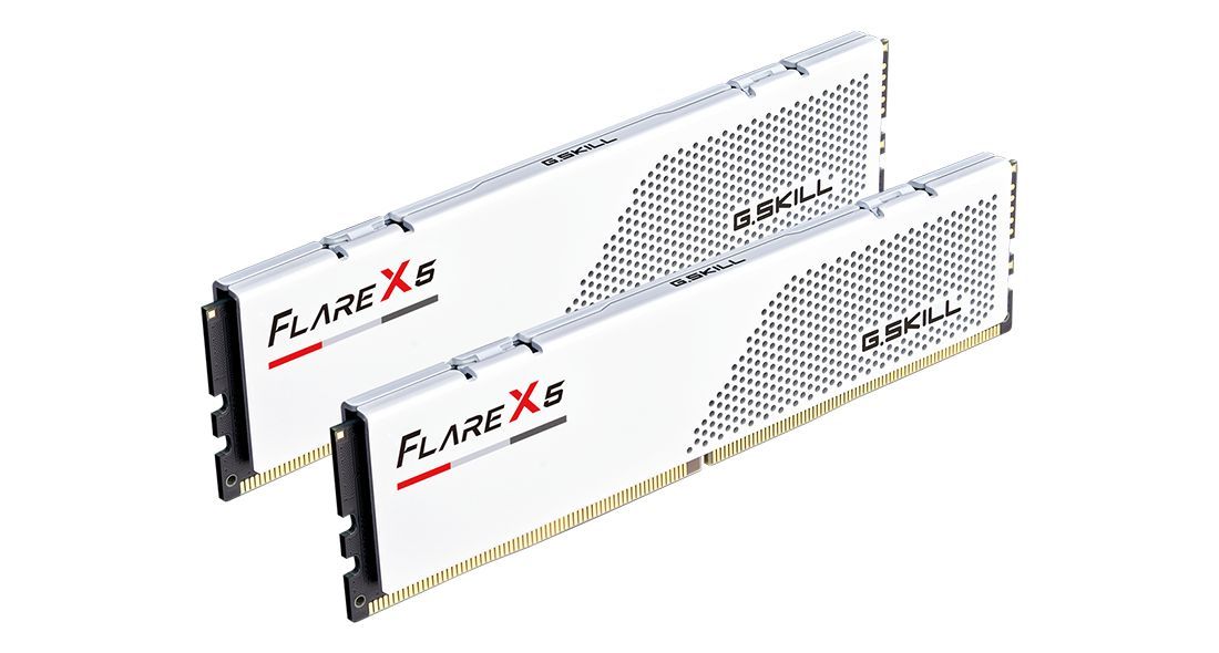 G.SKILL 32GB DDR5 6000MHz Kit(2x16GB) Flare X5 White G.SKILL 32GB DDR5 6000MHz Kit(2x16GB) Flare X5 White