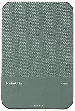 Native Union (Re)Classic Magnetic 5000mAh Power Bank Slate Green Native Union (Re)Classic Magnetic 5000mAh Power Bank Slate Green