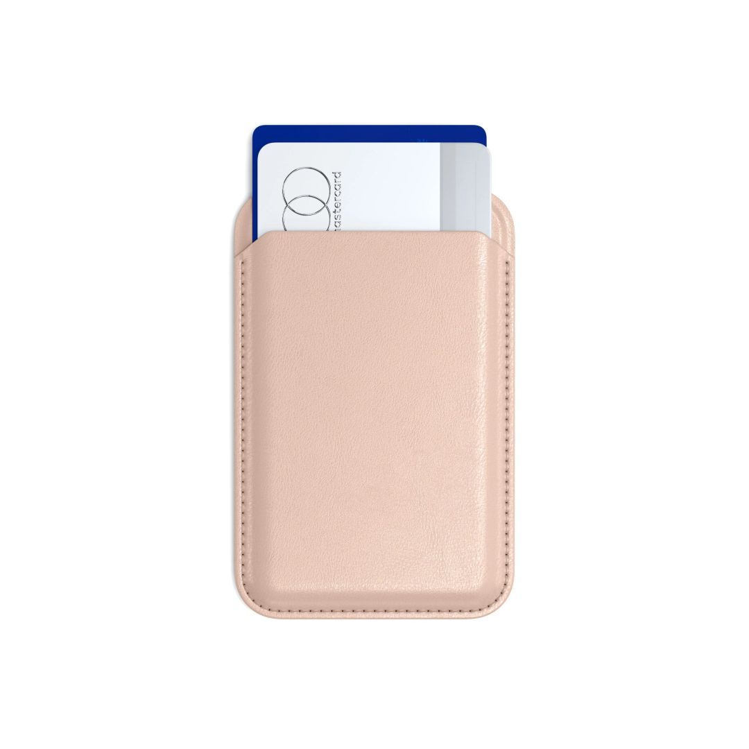 Satechi Vegan-Leather Magnetic Wallet Stand (iPhone 12/13/14/15 all models) Desert Rose