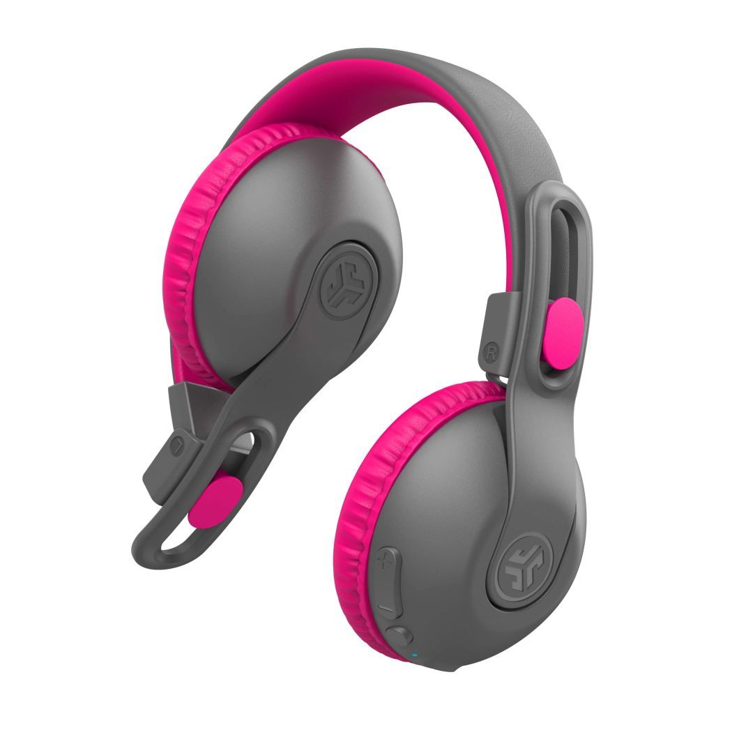 JLab JBuddies Studio 2 Kids Bluetooth Headset Gray/Pink JLab JBuddies Studio 2 Kids Bluetooth Headset Gray/Pink