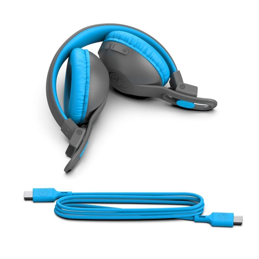 JLab JBuddies Studio 2 Kids Bluetooth Headset Gray/Blue JLab JBuddies Studio 2 Kids Bluetooth Headset Gray/Blue