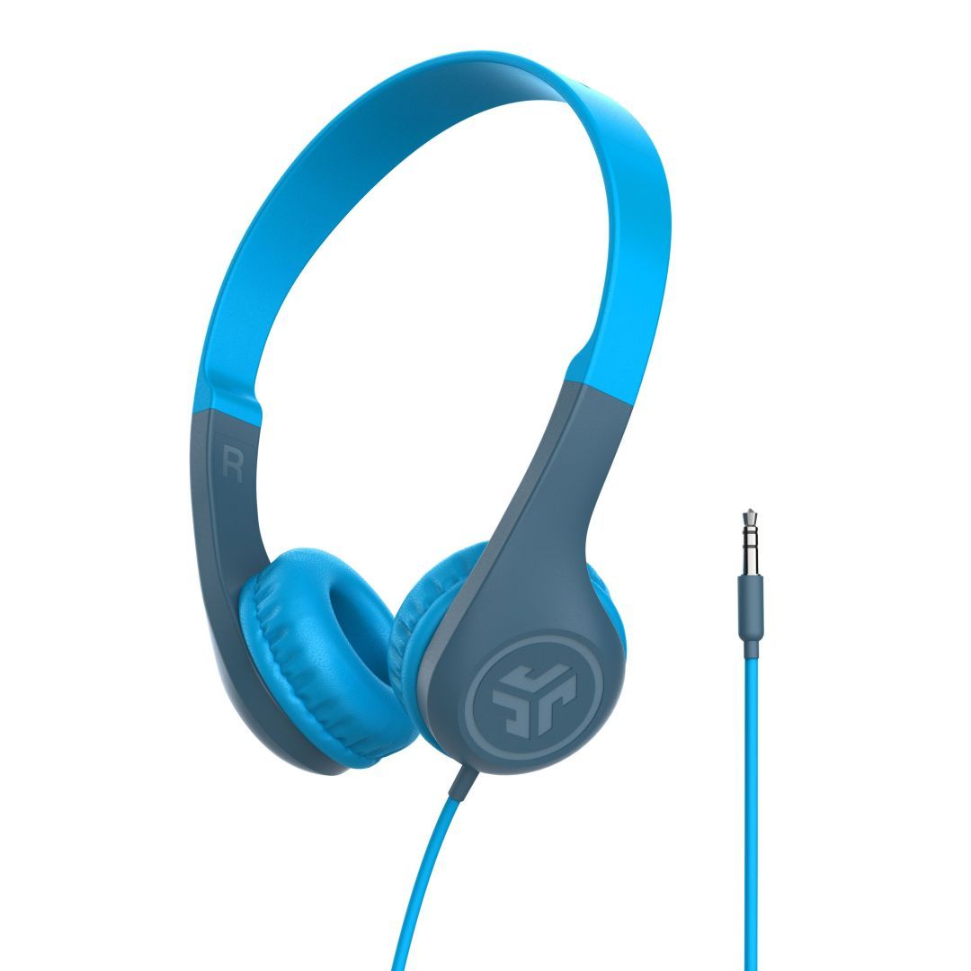 JLab JBuddies Pop Wired Kids Headphones Blue JLab JBuddies Pop Wired Kids Headphones Blue