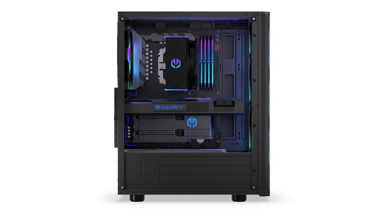 Endorfy Ventum 200 ARGB Tempered Glass Black Endorfy Ventum 200 ARGB Tempered Glass Black