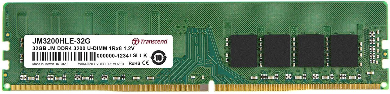 Transcend 32GB DDR4 3200Mhz Transcend 32GB DDR4 3200Mhz