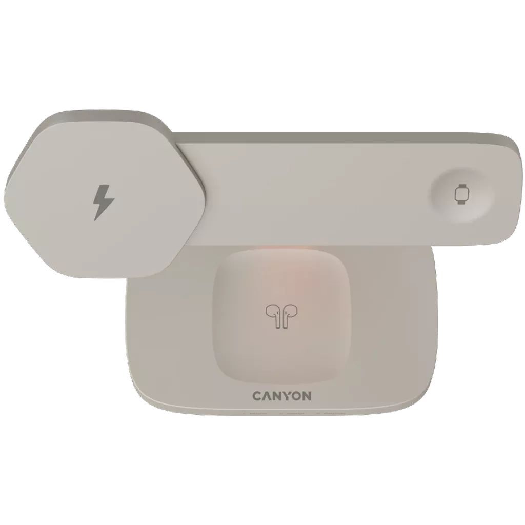 Canyon Hexagon 310 Wireless Charger LightGrey/Orange Canyon Hexagon 310 Wireless Charger LightGrey/Orange