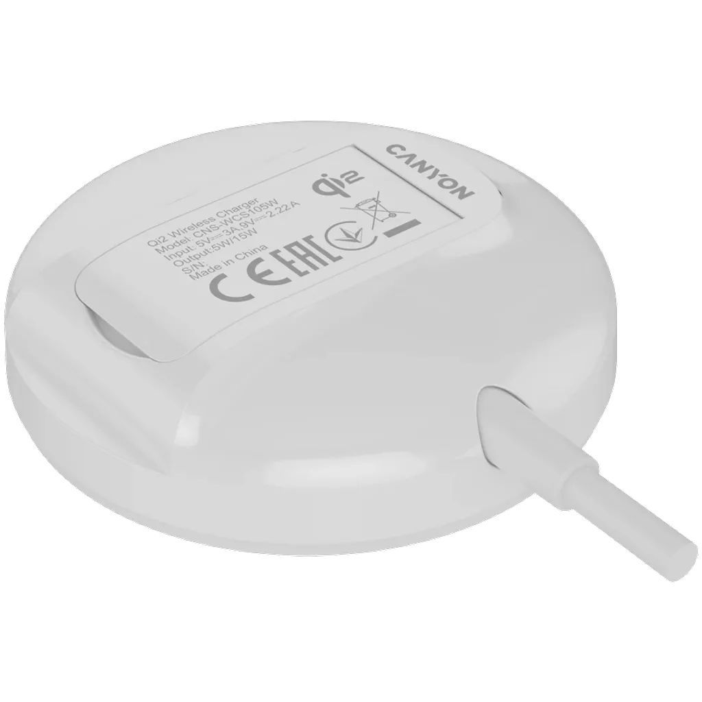 Canyon WS-105 Wireless Charger White Canyon WS-105 Wireless Charger White