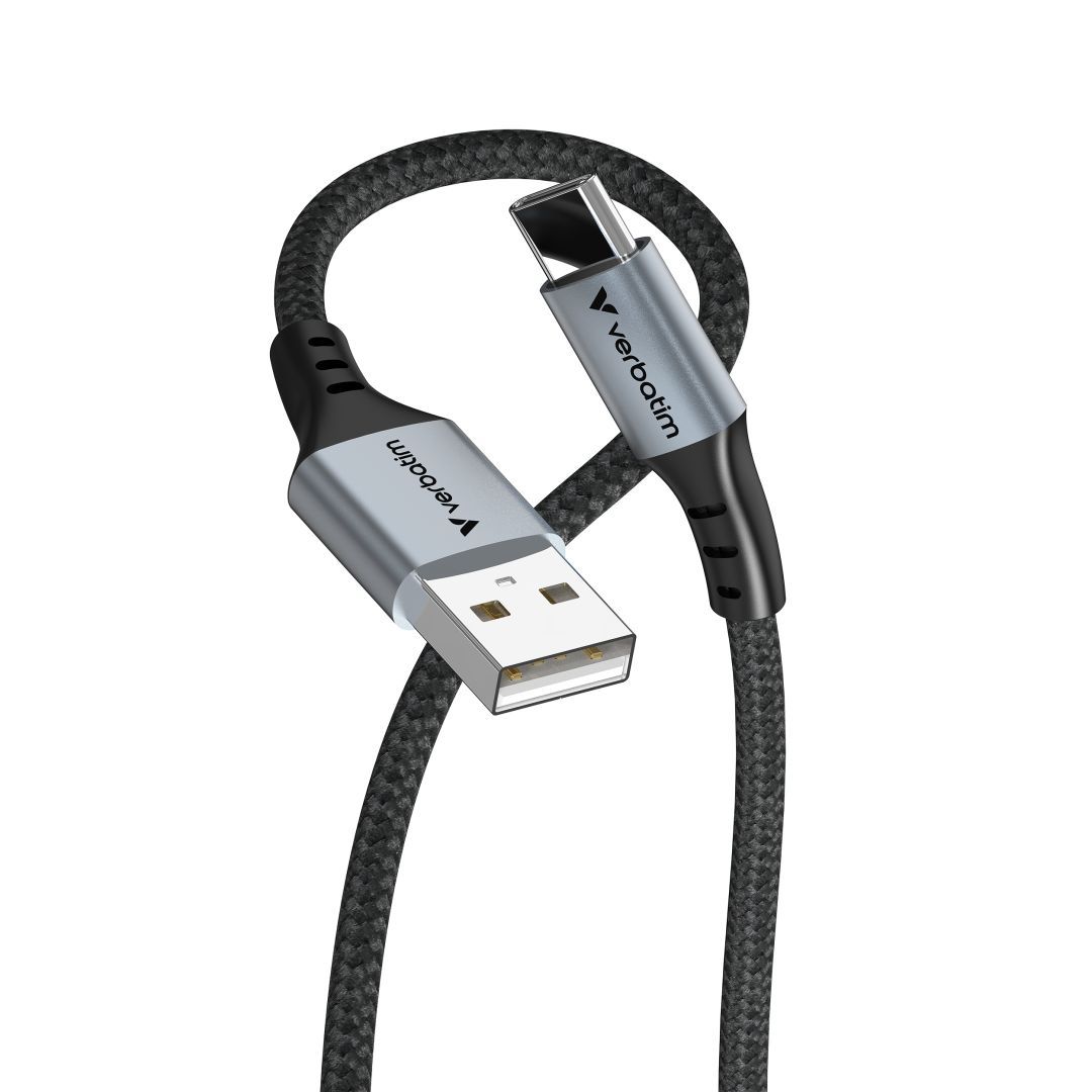 Verbatim Sync & Charge USB-A to USB-C Cable 1,2m Black Verbatim Sync & Charge USB-A to USB-C Cable 1,2m Black