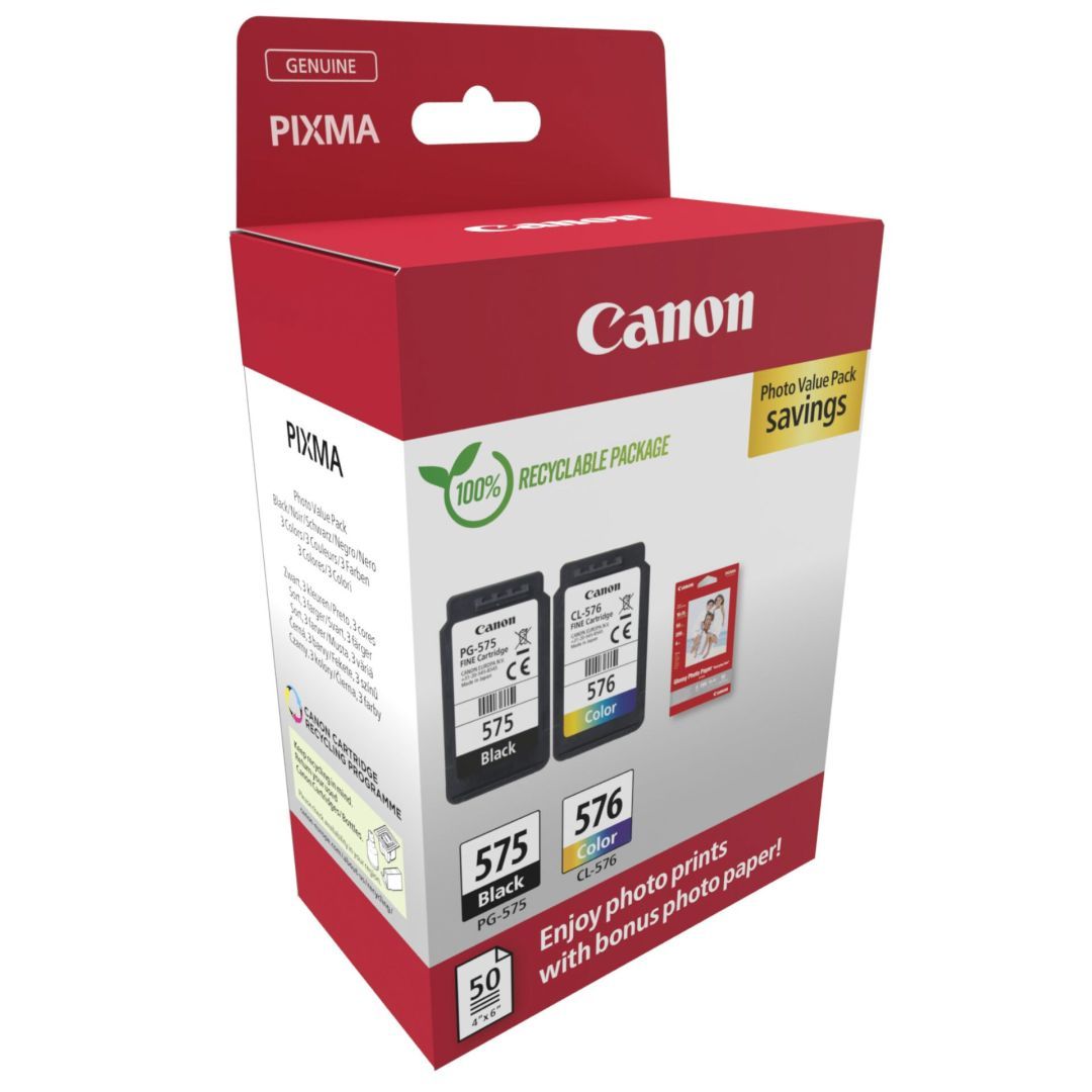Canon PG-575/CL-576 Photo Value Pack tintapatron Canon PG-575/CL-576 Photo Value Pack tintapatron
