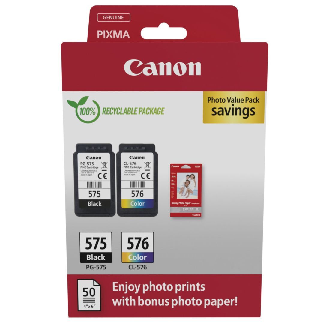 Canon PG-575/CL-576 Photo Value Pack tintapatron Canon PG-575/CL-576 Photo Value Pack tintapatron