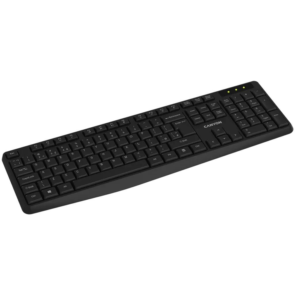 Canyon CNE-CKEYW01-HU Wireless Keyboard Black HU