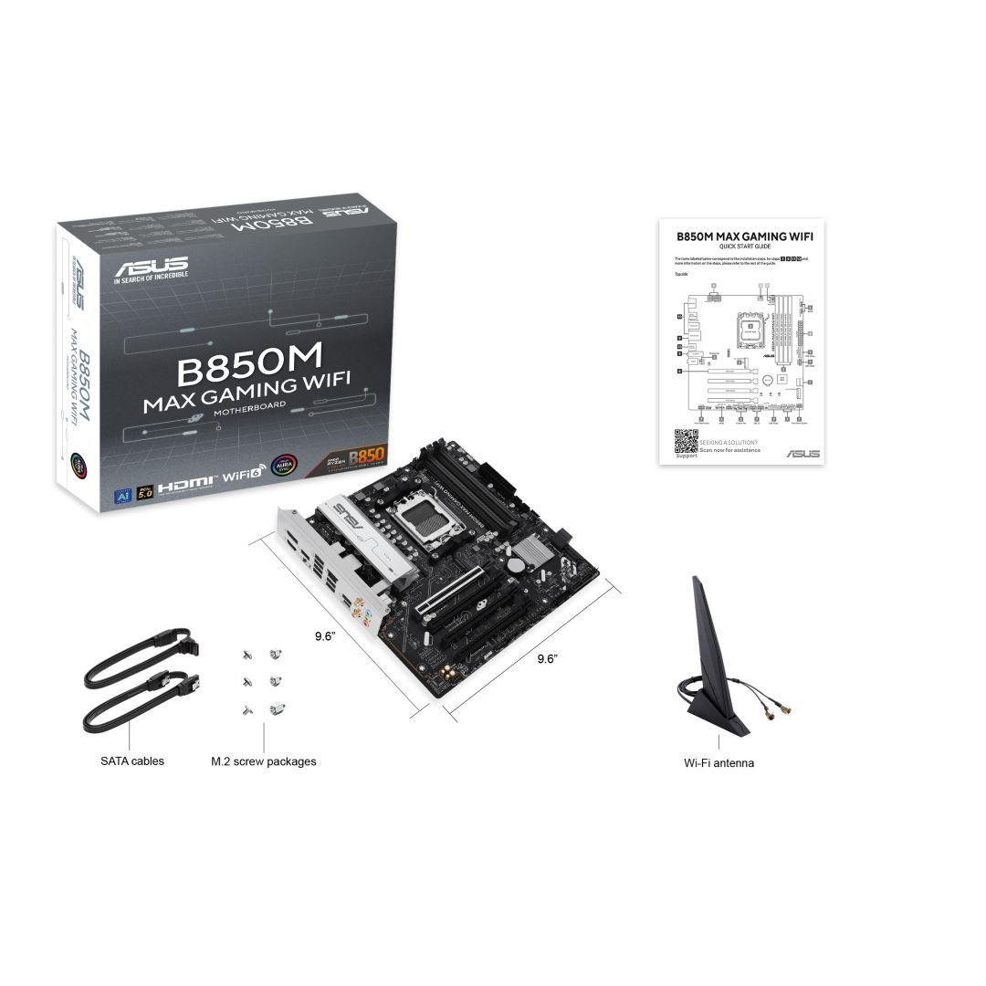 Asus B850M MAX GAMING WIFI Asus B850M MAX GAMING WIFI