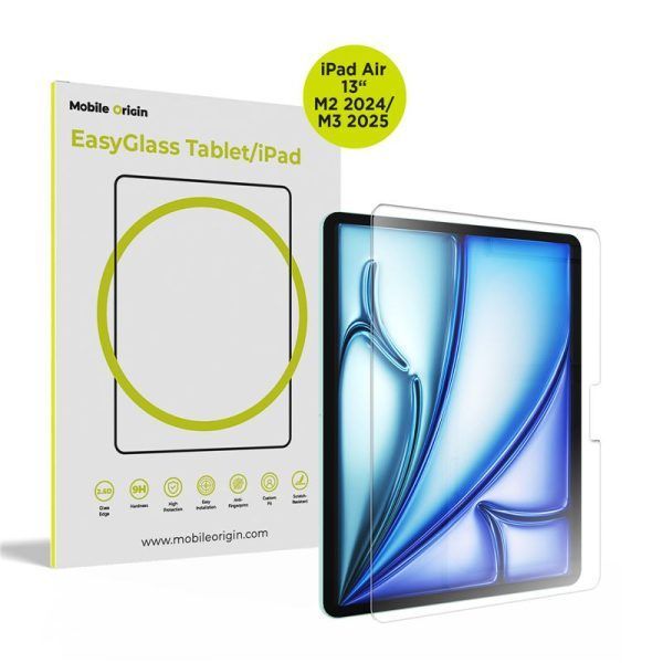 Mobile Origin EasyGlass iPad Air 13" M2 2024 /M3 2025 Mobile Origin EasyGlass iPad Air 13" M2 2024 /M3 2025