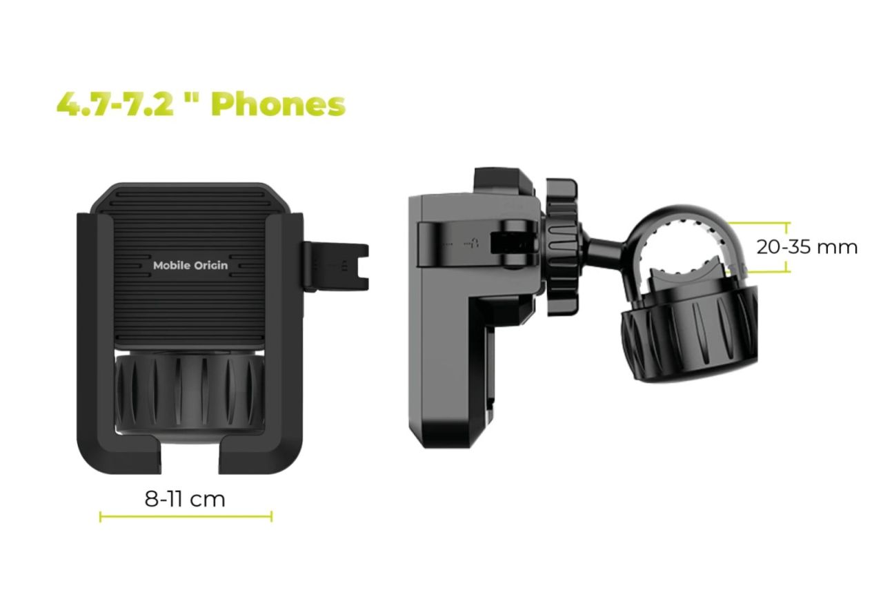 Mobile Origin Bike phone holder B2 Black