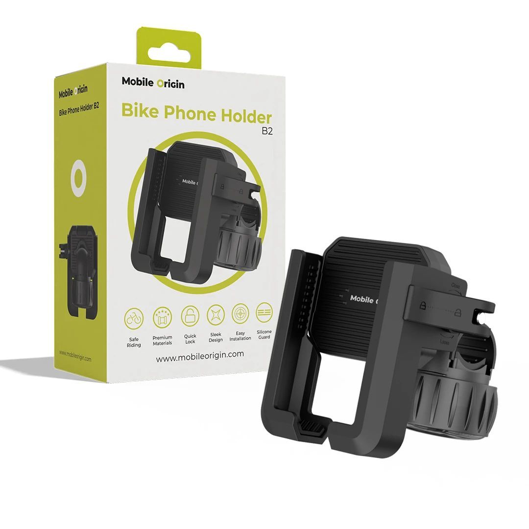 Mobile Origin Bike phone holder B2 Black