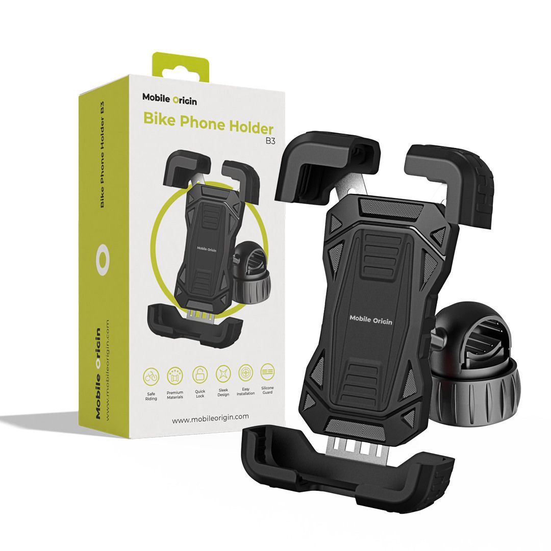 Mobile Origin Bike phone holder B3 Black