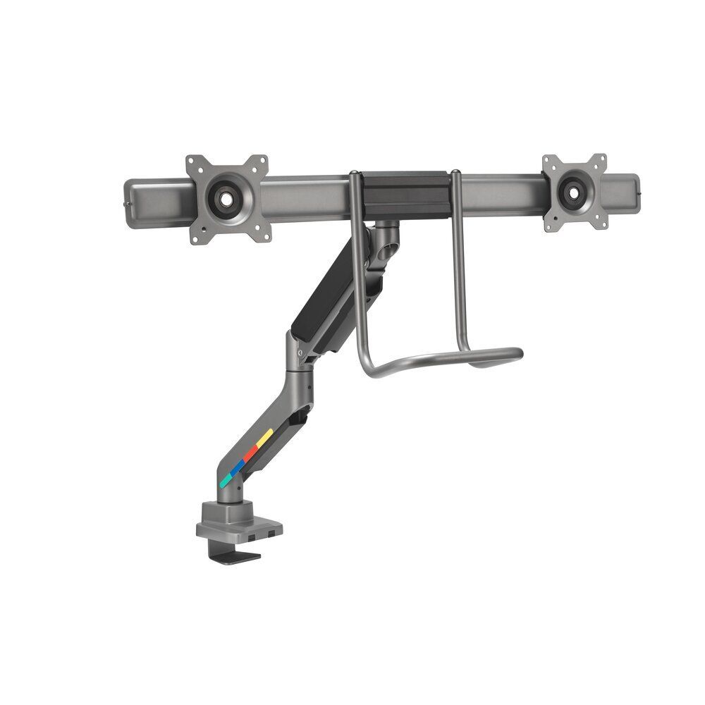 Kensington SmartFit Dual Monitor Arm with Crossbar and Handle