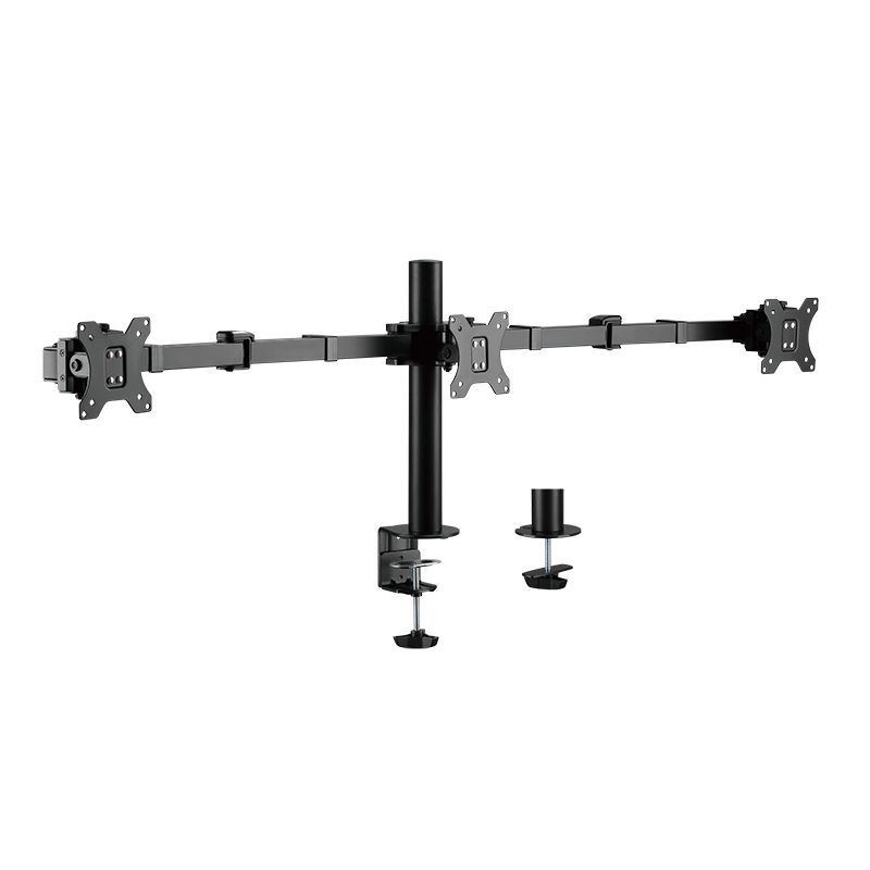 Logilink 17"-27" Triple Monitor Mount Black Logilink 17"-27" Triple Monitor Mount Black