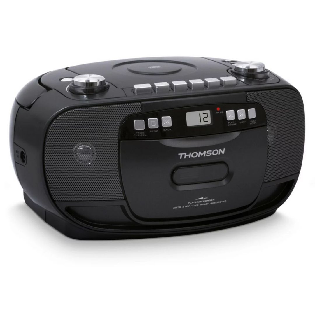 Thomson RK200 CD Rádiómagnó Black Thomson RK200 CD Rádiómagnó Black