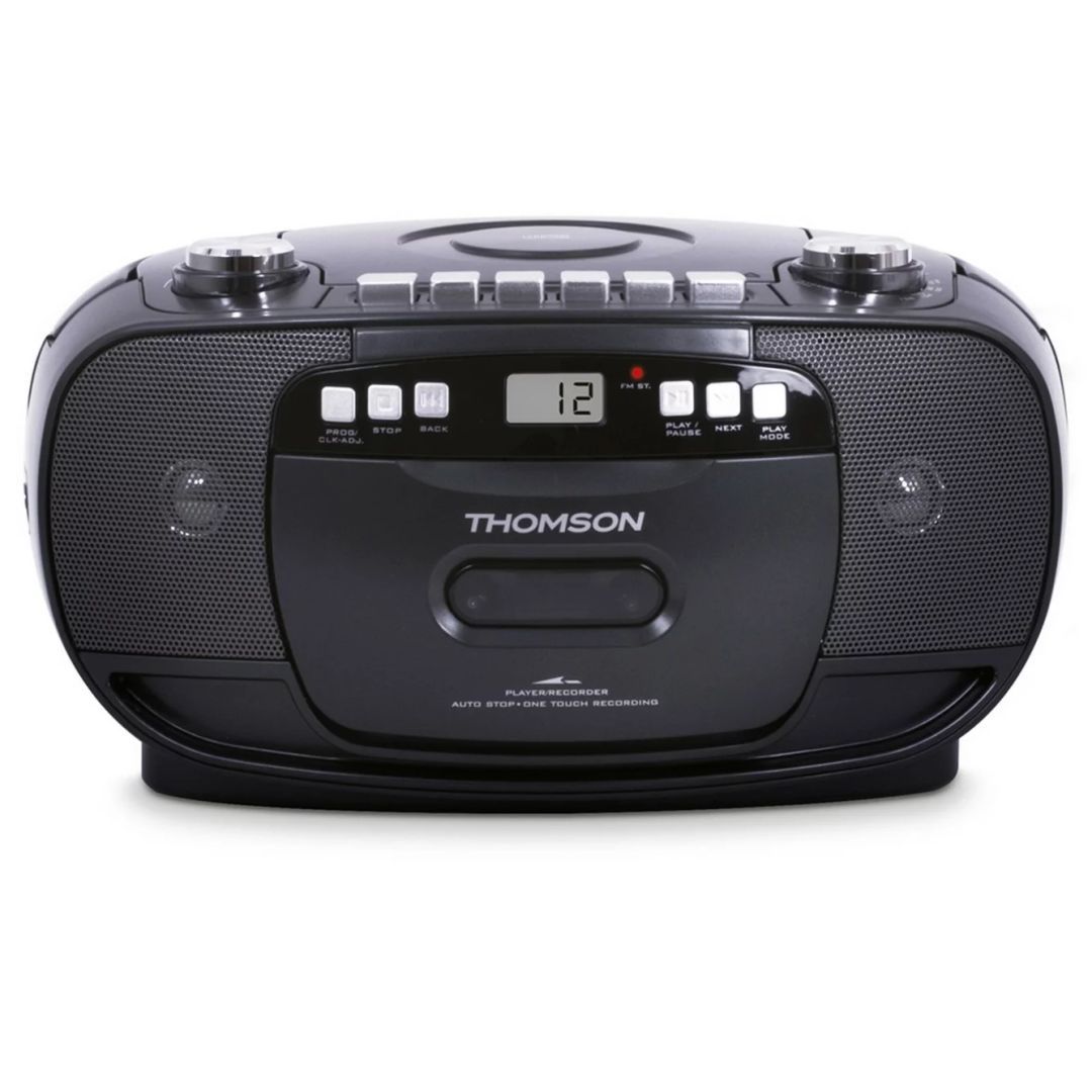 Thomson RK200 CD Rádiómagnó Black Thomson RK200 CD Rádiómagnó Black